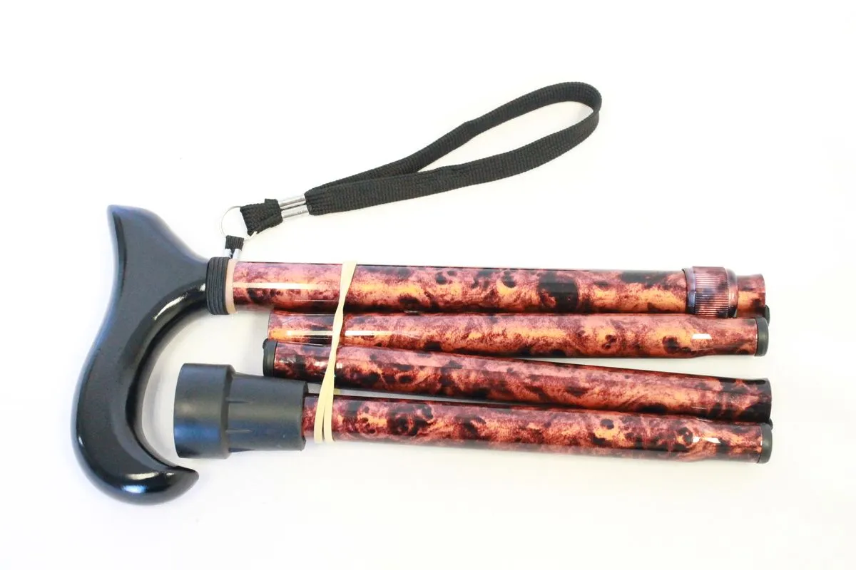 Winfar Folding Walking Stick-Floral