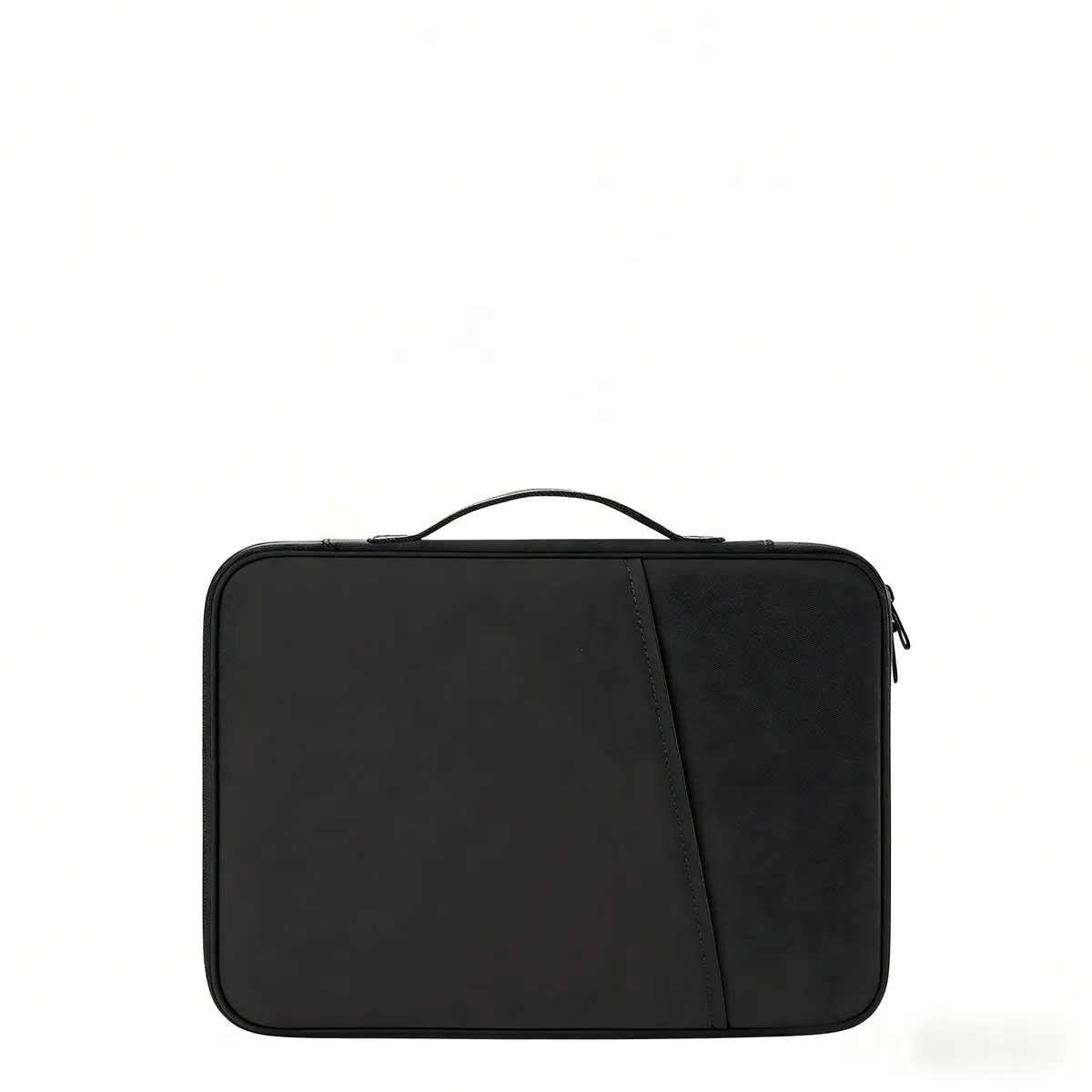 Water-Resistant Protective Tablet Sleeve Case with Side Pocket - Black