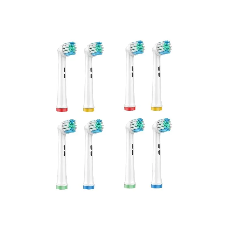 8 Pieces Replacement Toothbrush Heads Compatible with Oral B Braun