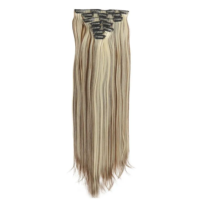 Gradual Color Curly Wig, Additional Hair Volume Invisible Synthetic Wig