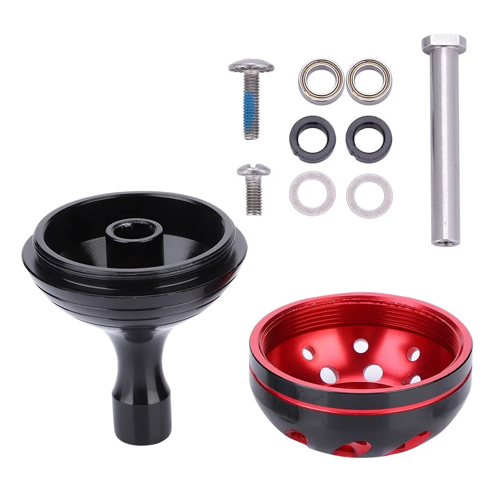 Metal Fishing Reel Handle Knob 45mm for Jigging Reel Black