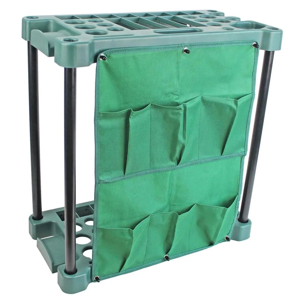 Garden Tool Organizer Yard Tool Rack Tool Tower Garage Storage Holder Shelf