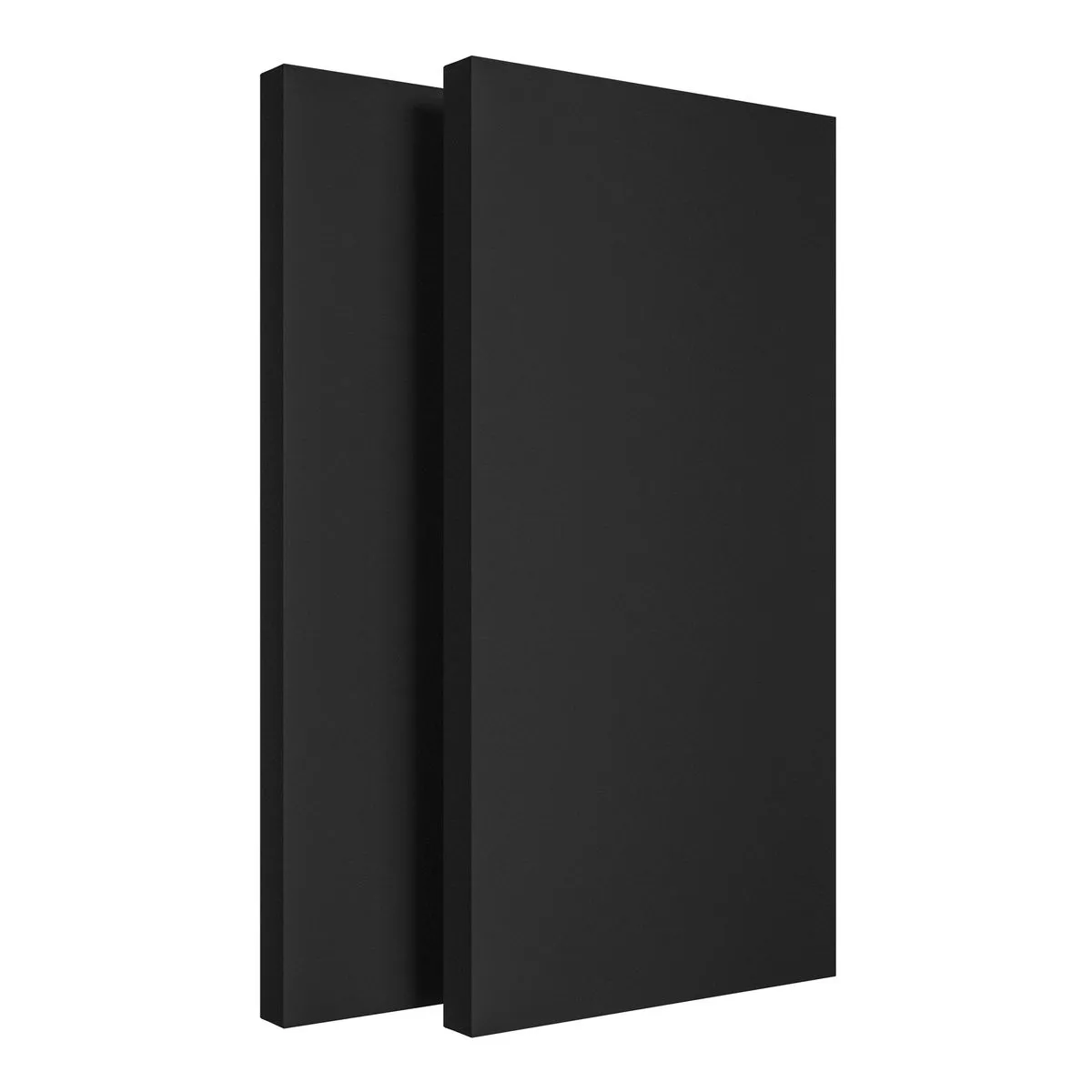 Acoustic Panels - Sound Absorption - NRC 0.95 - 120×60cm (2 Pack) - Black