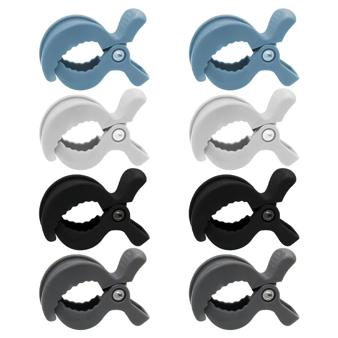 Bestby-8Pack Universal Baby Stroller Peg Clips for Blankets, Toys & Covers