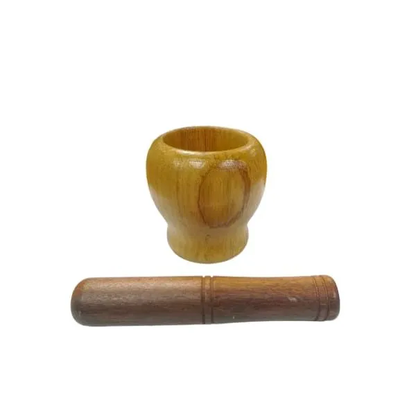 Debest Wooden Mortar And Pestle