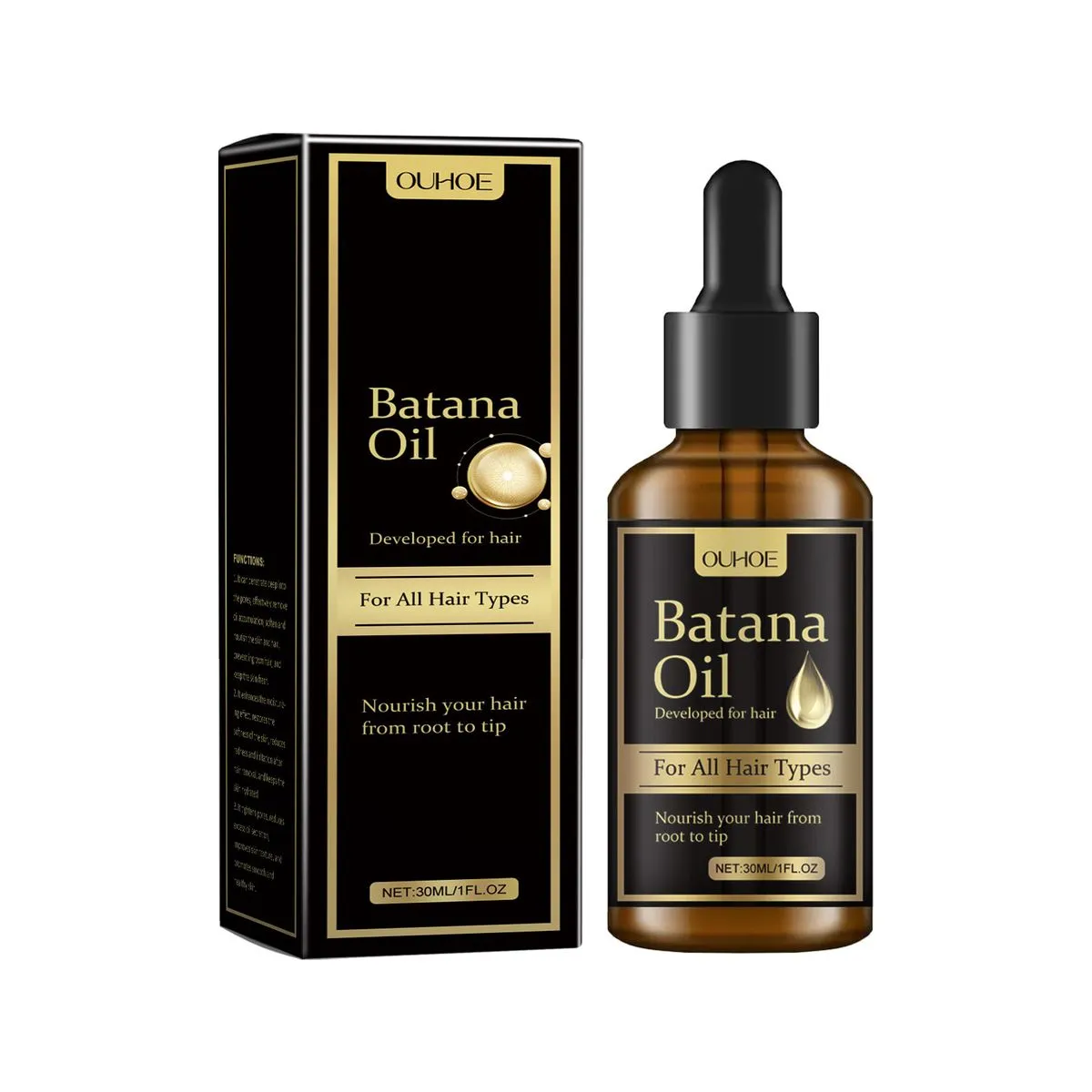 Batana Hair Care Essential Oil Vitamin E Nourishing 30ml Natural Look