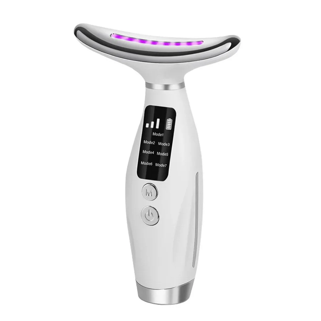 Facial Phototherapy Machine 7 Color LED Vibration Massage Portable