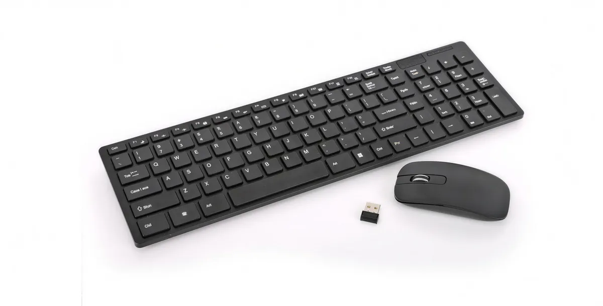 2.4G Wireless Keyboard and Mouse Combo for Laptops & PCs