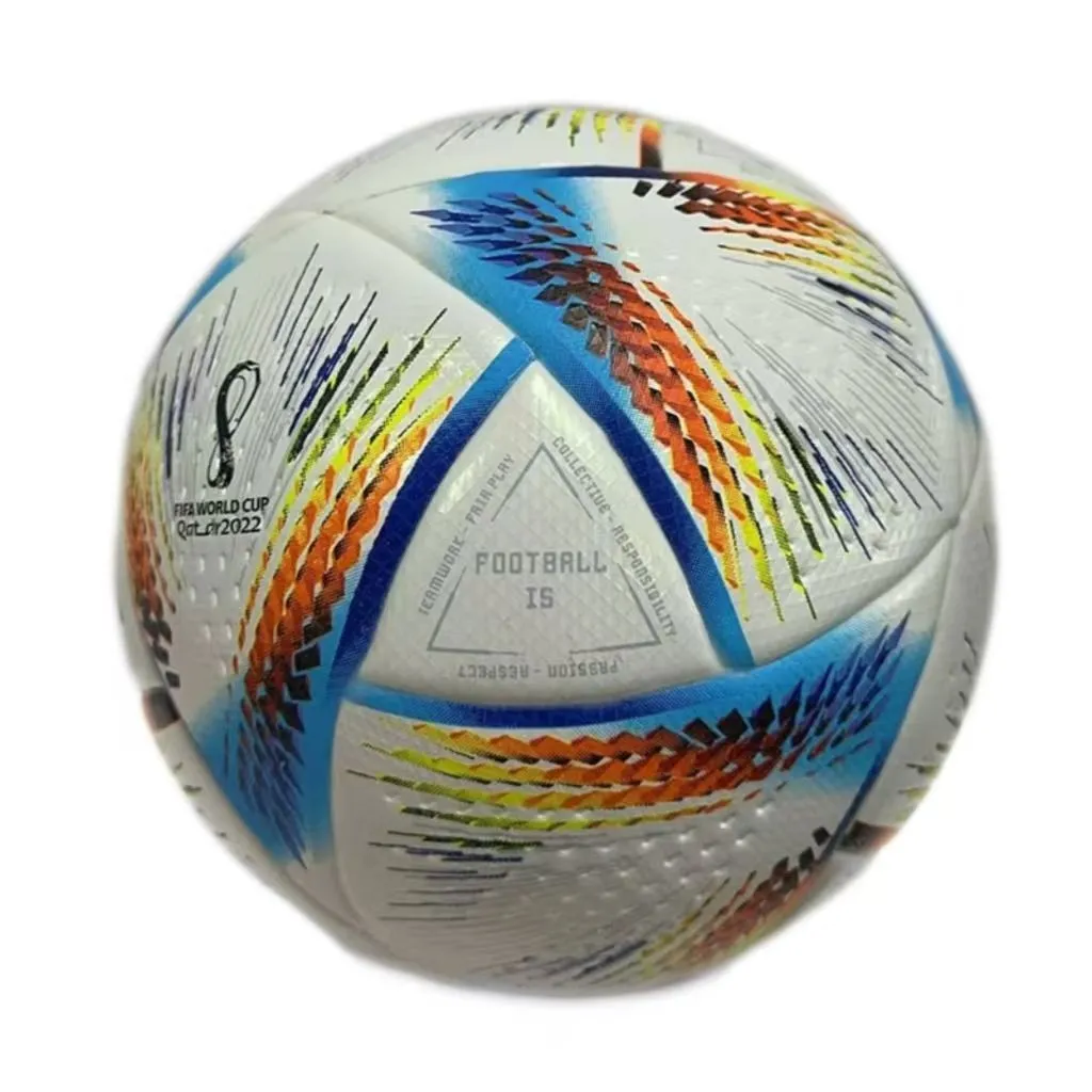 Qatar Finals 2022 Middle School Student No. 5 Adult Training Football - Blue