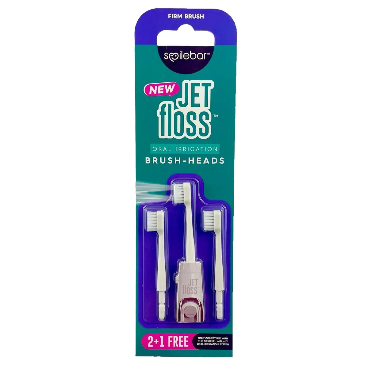 smilebar Jet Floss Toothbrush Heads Set (Firm)