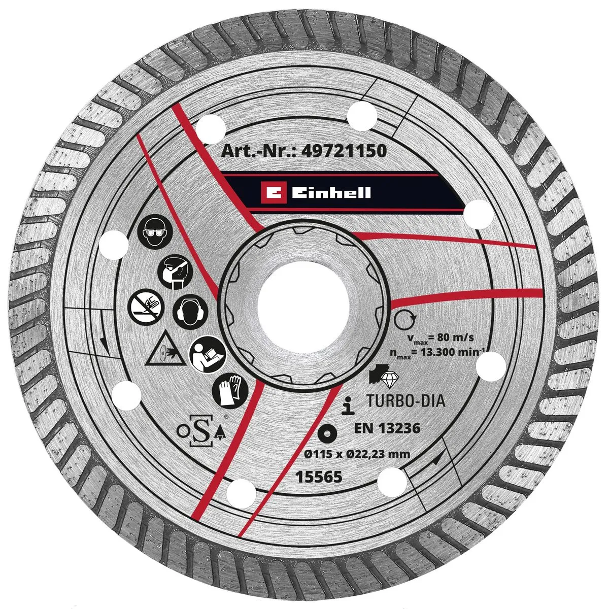 EINHELL - Angle Grinder Accessory Extra thin cut disc 115x1,2