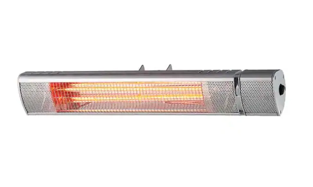 Radiant Infrared Patio Heater Wall Mounted With Remote - 2000w