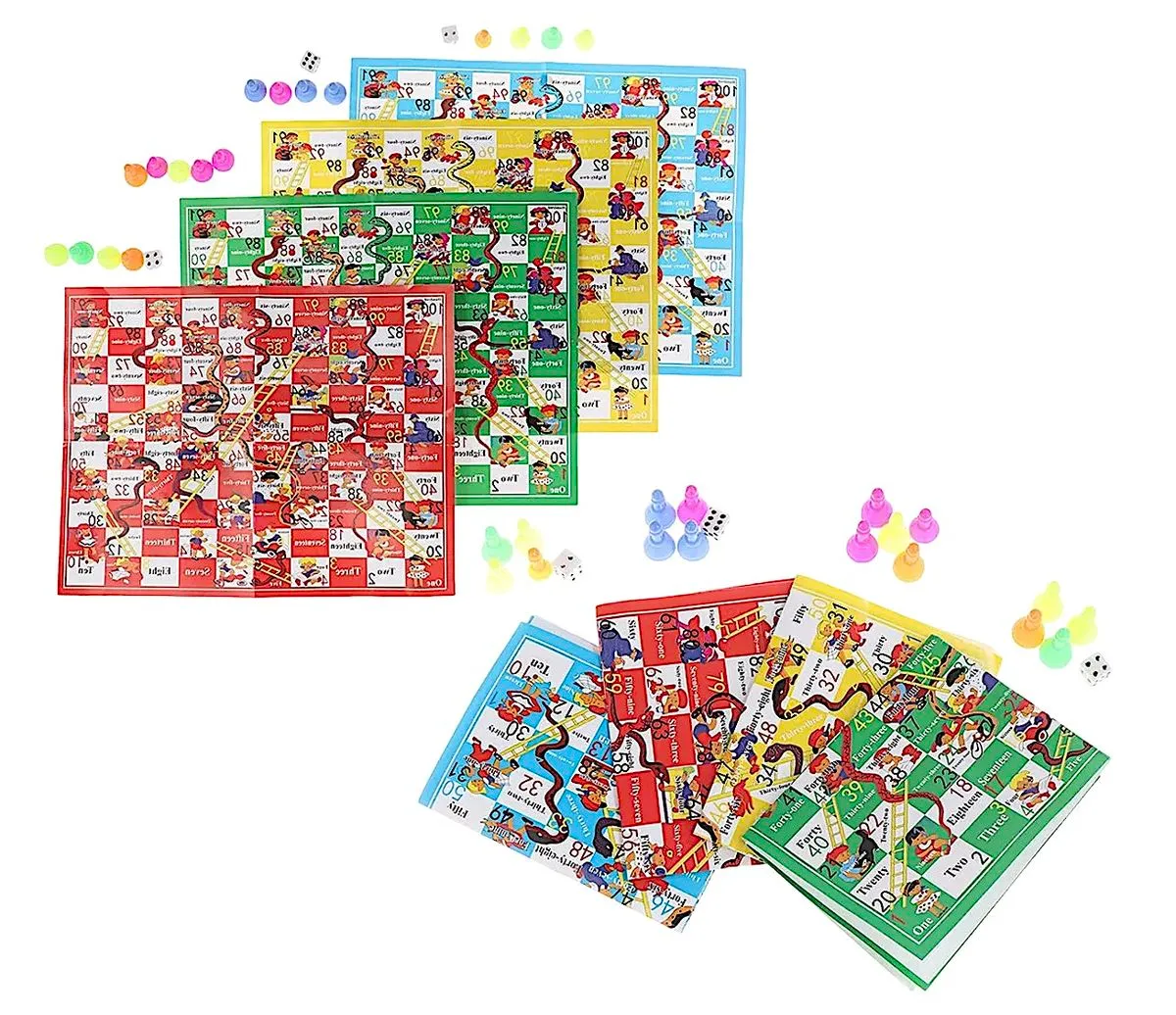 Snakes and Ladders: A Classic Game, A Modern Twist! Party Favors & Prizes!