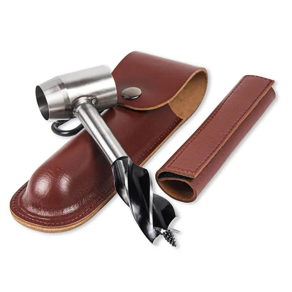 Manual Auger Bushcraft Settlers Wrench Survival Tool bits