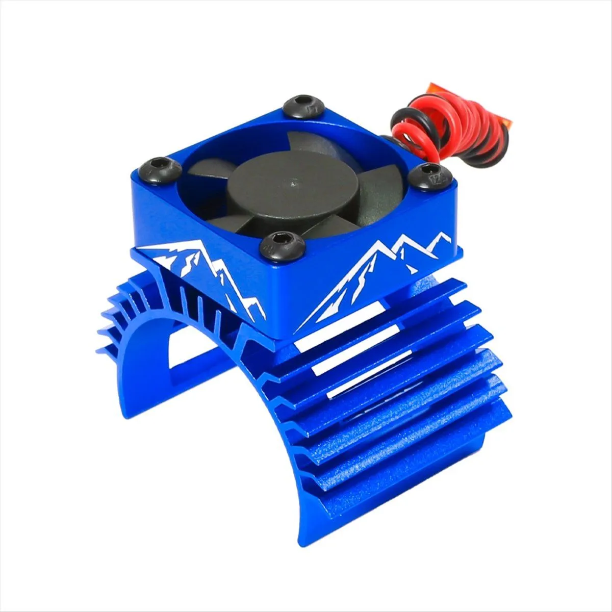 Motor RC Car Radiator Fan - 540, 550, 3650, 3660, 3674 - Blue