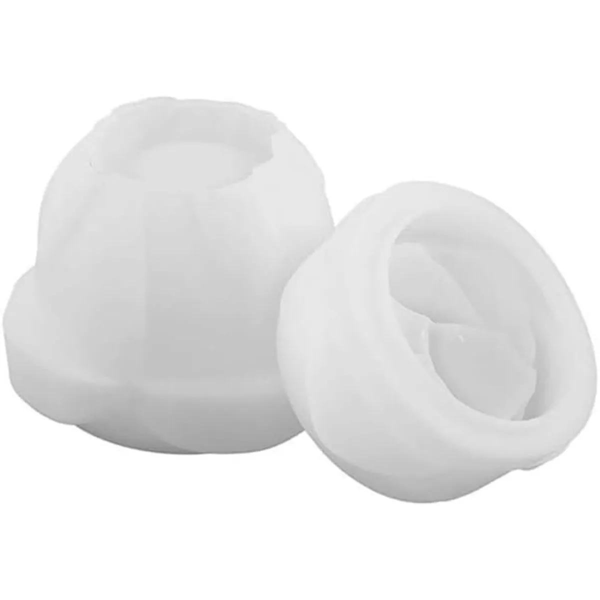 2Pcs Silicone Mould -Epoxy Resin Box Rose-Shaped Mold Jewellery Organizer