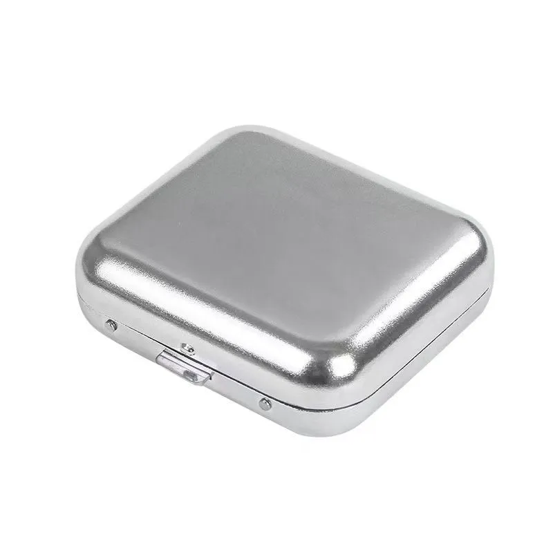Portable Mini Ashtray 2-Piece Set - Stainless Steel Pocket Ashtray for Car