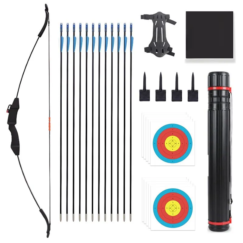 Recurved Bow and Arrows Set Entertainment Practice Archery Equipment