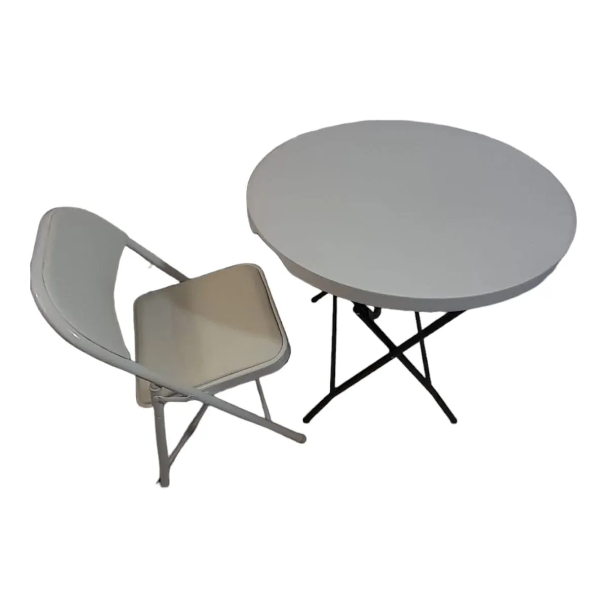 Sastro -1 Padded Folding Chair Outdoor Dining Table Combo-Tp2