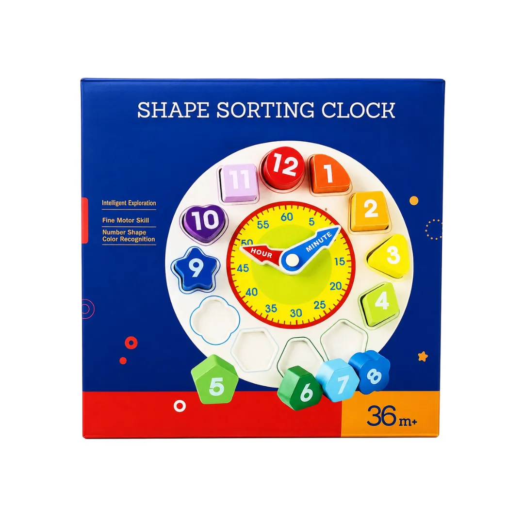 Wooden Number Clock