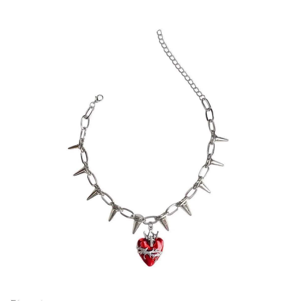 Imprisoned Love Rivet Dark Necklace Fashion Jewelry Gift for Women