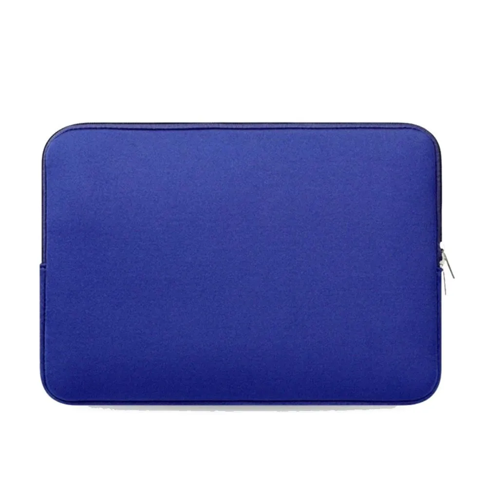 16.5 Inch Waterproof Neoprene Laptop Sleeve Case With Zip Closure - Royal