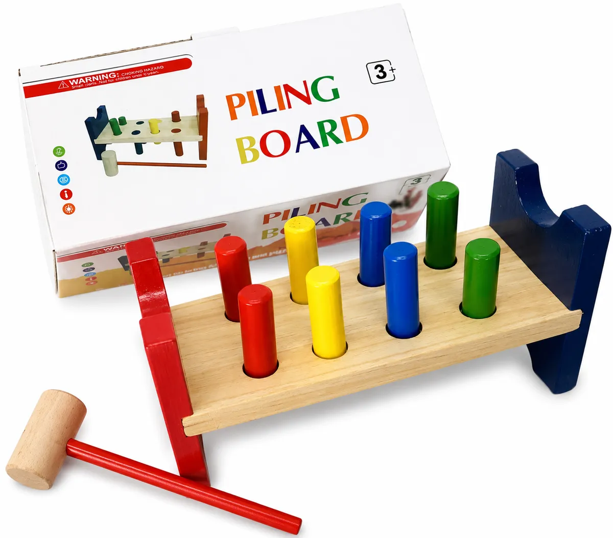 Pound a Peg Wooden Toy