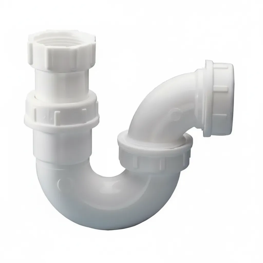 Plastic Plumbing Trap 32mm with 40mm Outlet for Drainage