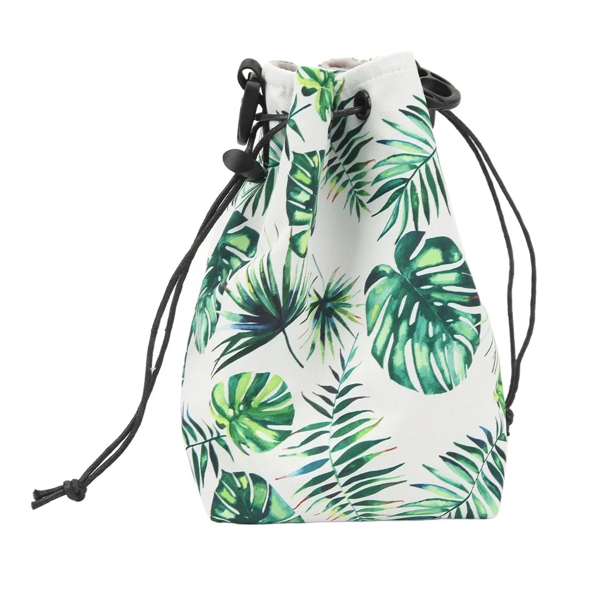 Green leaves camera shoulder bag
