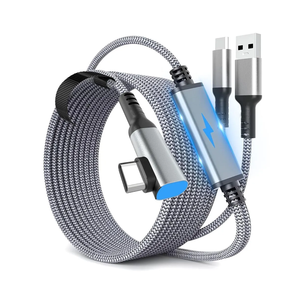 VR Headset Cable Compatible with Quest 2/3 USB3.2 Charging While Playing