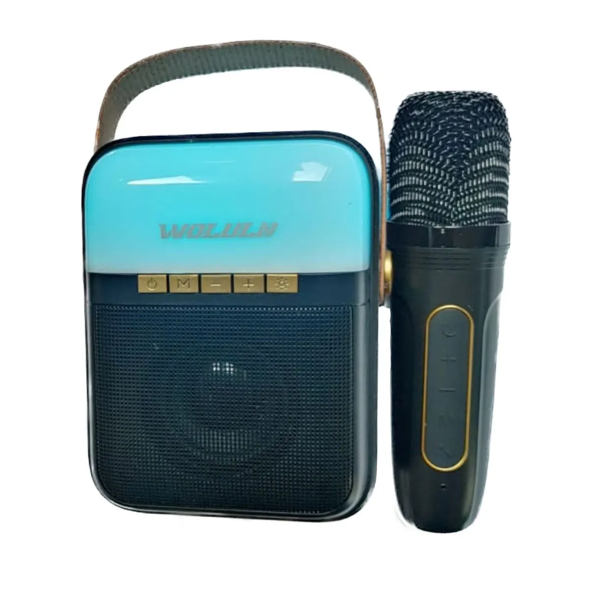 Wolulu AS-50198 Karaoke Bluetooth Speaker With Microphone - Black