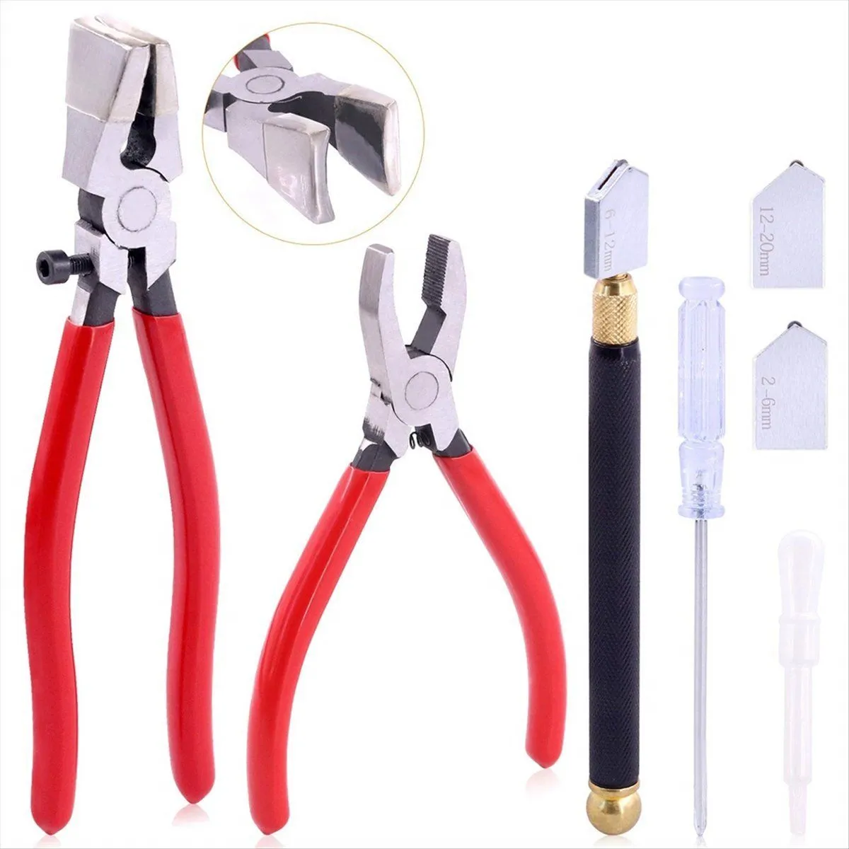 Glass Running Breaker And Cutting Tool Set For Stained Glass