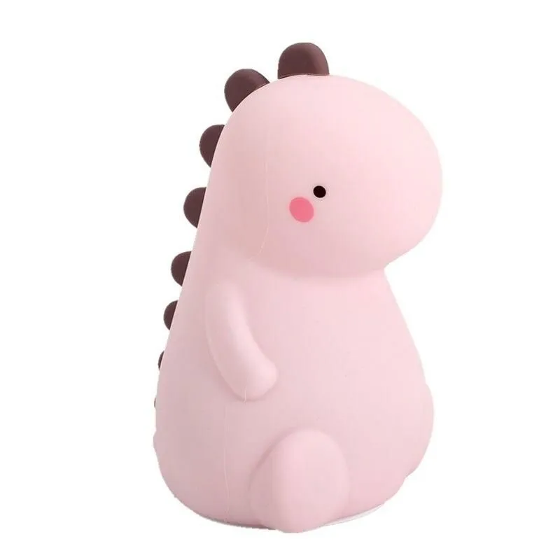 DinoToon Dinosaur LED Night Lamp Night Lamp Tap to change color Light