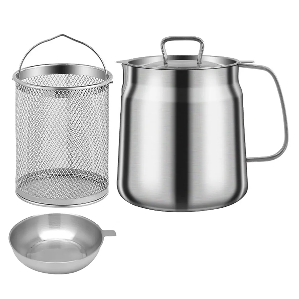 1.5L Versatile Oil Filter Tank Stainless Steel Oil Filter Pot