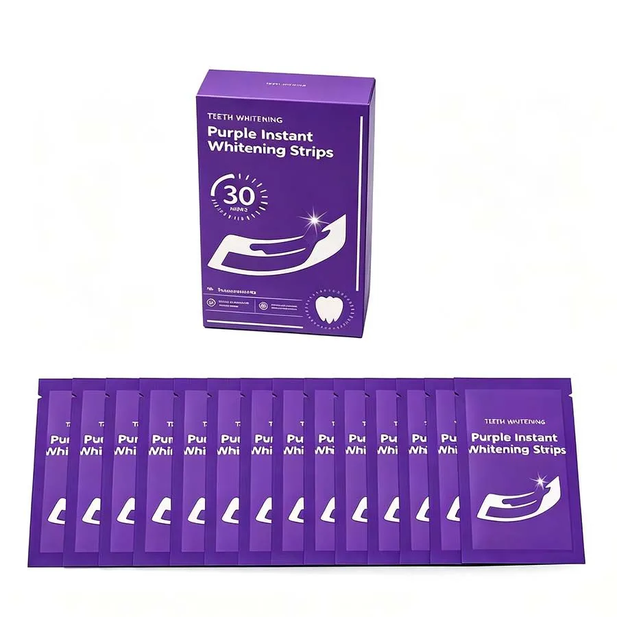 Teeth Whitening Strips - 28 Strips.Gentle Cleaning and Daily Dental Care.