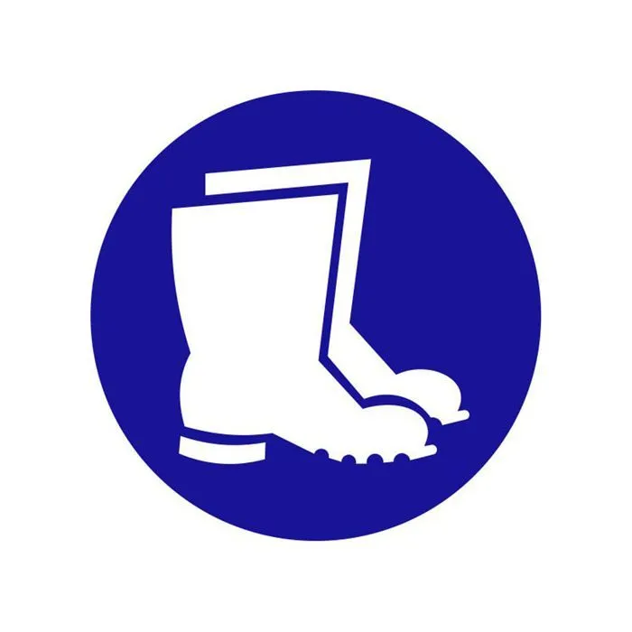 Foot & Leg Protection Sign 290 x 290mm MV6