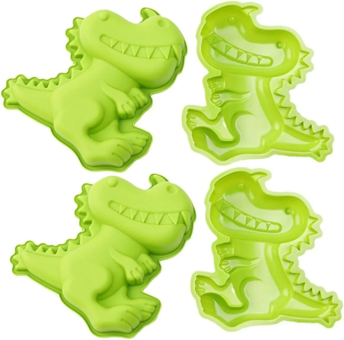 Dinosaur Silicone Molds Animal Fondant Molds Baking DIY