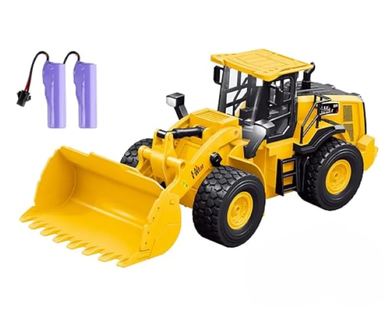 SamMag Biz RC Dump Truck, Construction Toy Vehicles with Lights/Sounds - Bulldozer