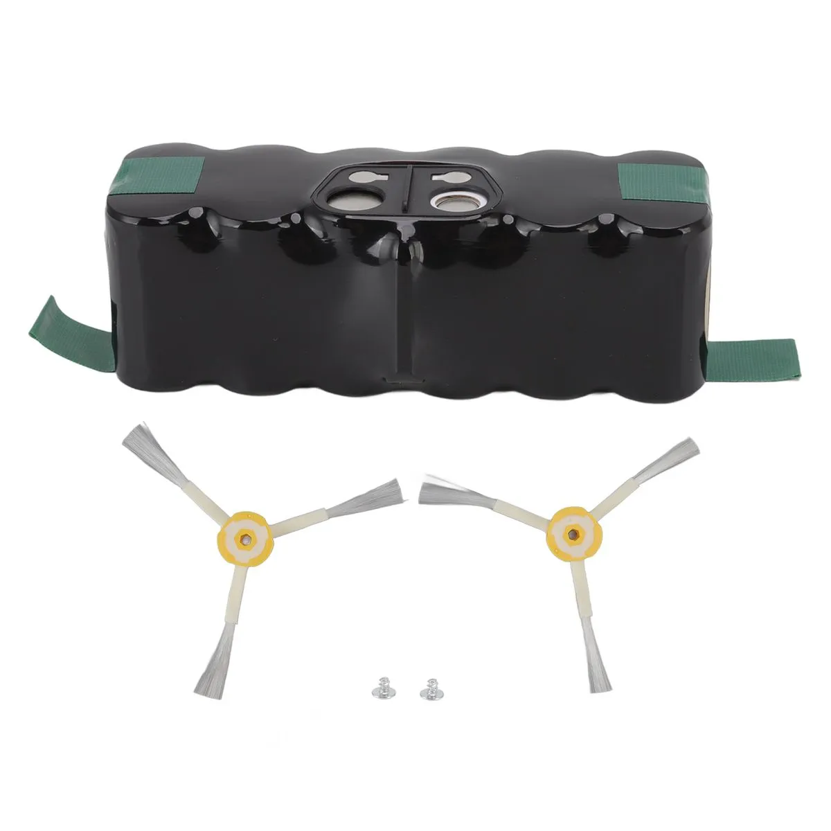 14.4V 4500mAh Battery with 2 Side Brushes for Roomba