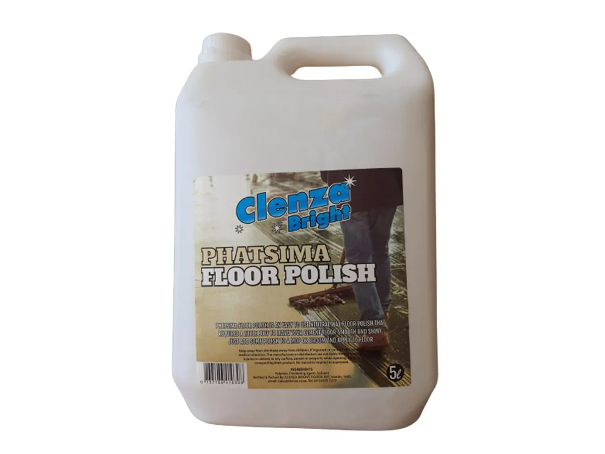 Clenza Bright Phatsima Floor Polish - 5Lt