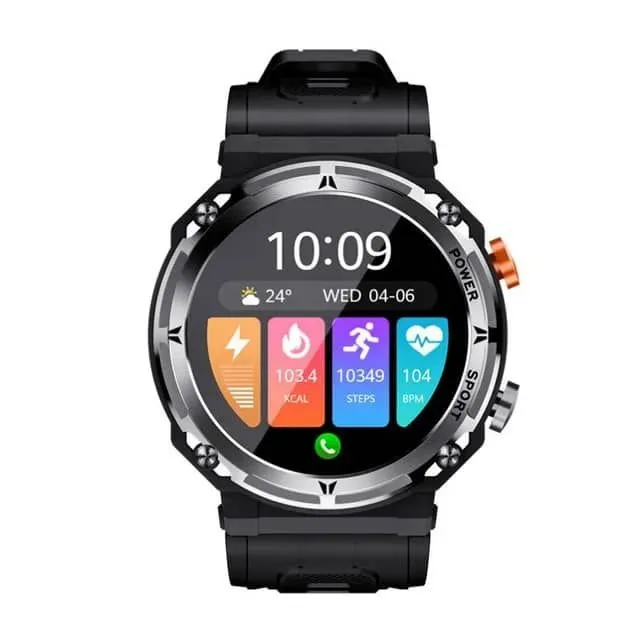 Sports Smart Watch for Men, Waterproof IP67, Heart Rate, health monitoring