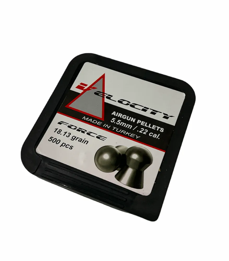 500 pcs - Velocity Airgun Pellets, .22 (5.5cal)