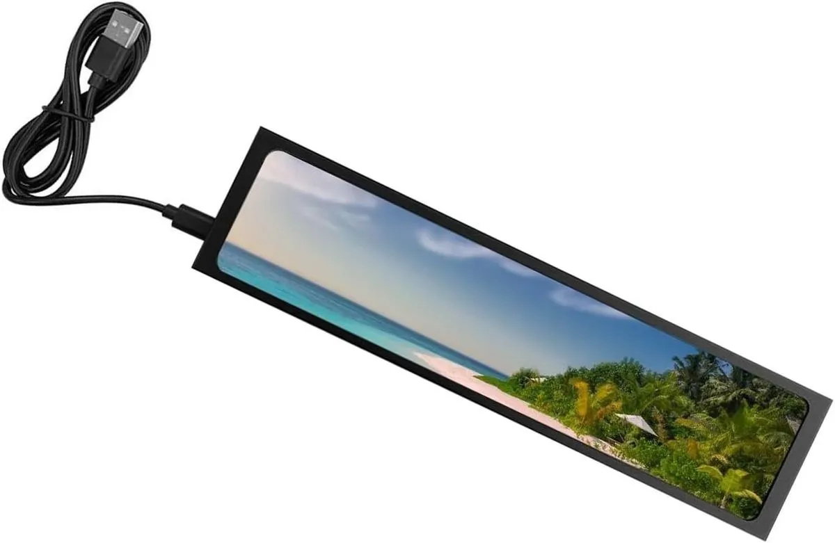 Thin 11.26" Auxiliary Screen with 800Mhz Processing Chip 1920P Resolution