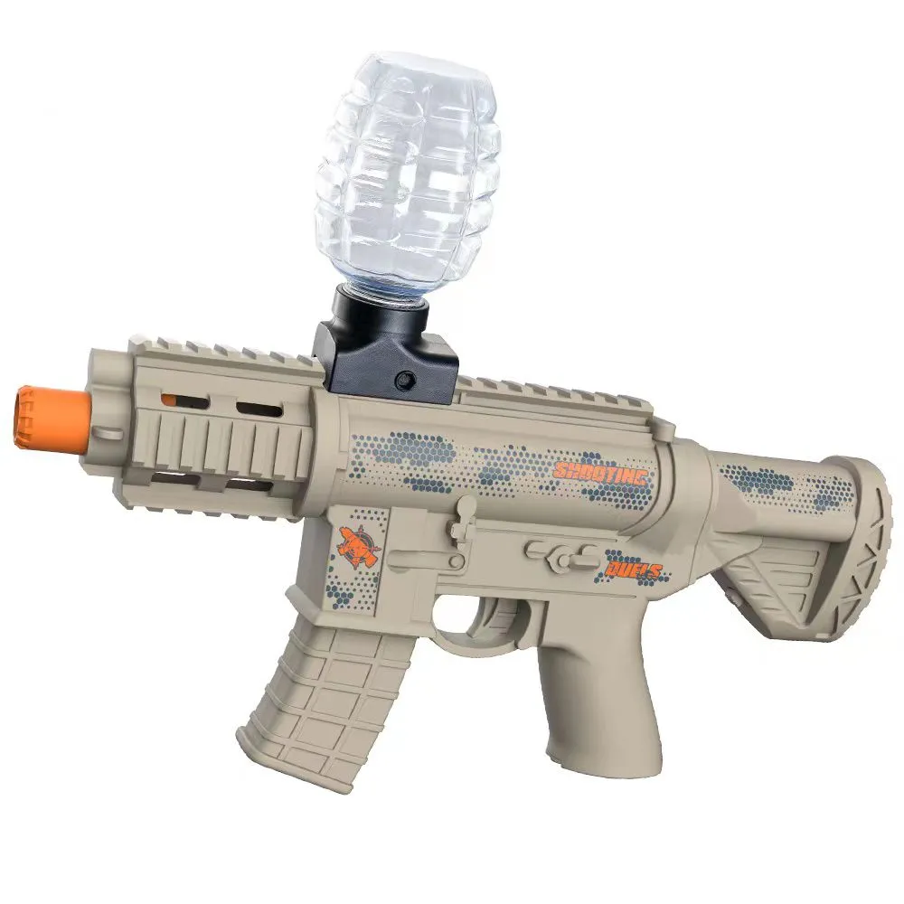 Shooting Elite - Dual Gel Water Blaster M416 Toy Gun - Toys for Boys - Khaki