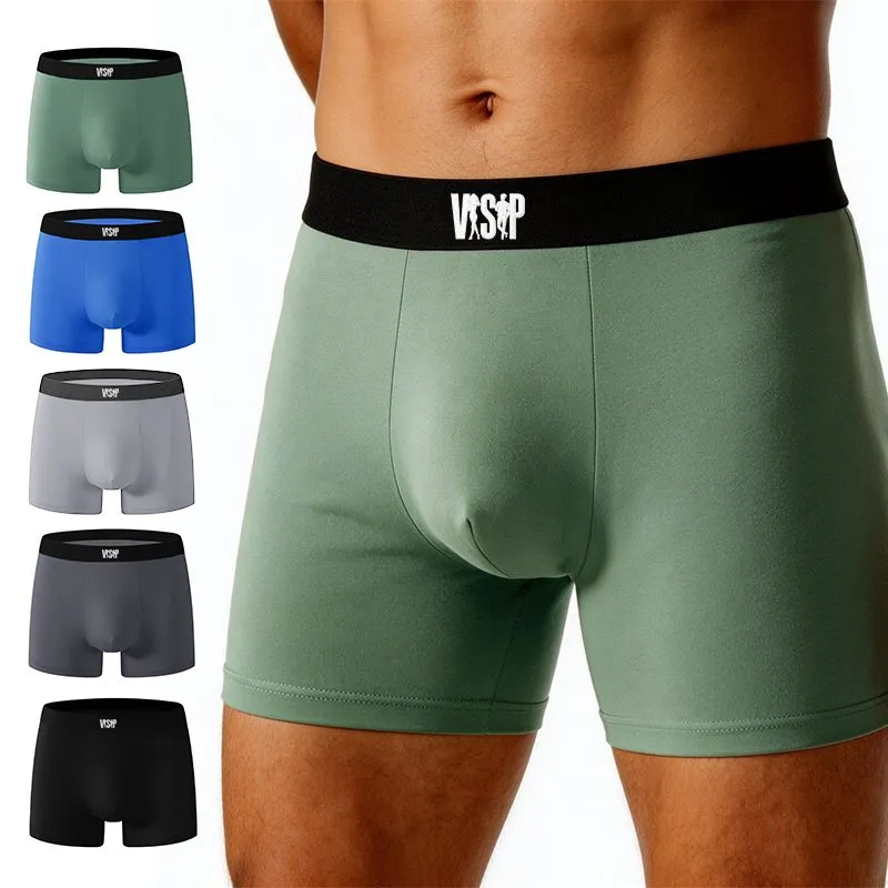 VSP Men's Boxer Briefs 5 Pack - Soft, Breathable Trunks