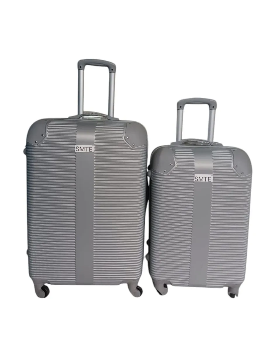 2 Piece Hard Outer Shell 22 lnch and 26 lnch - Silver