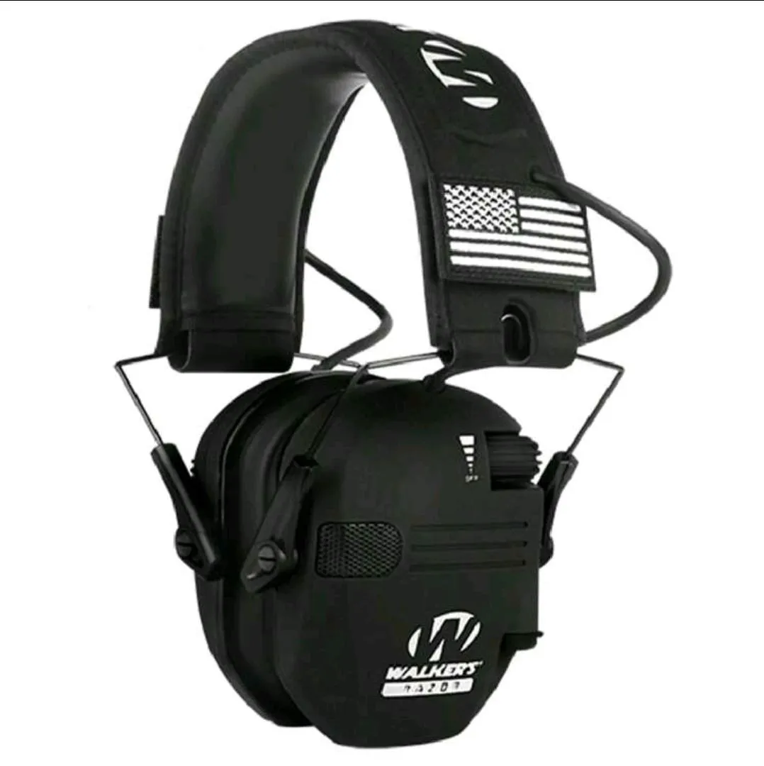 Walker Electronic Shooting Earmuffs - Black