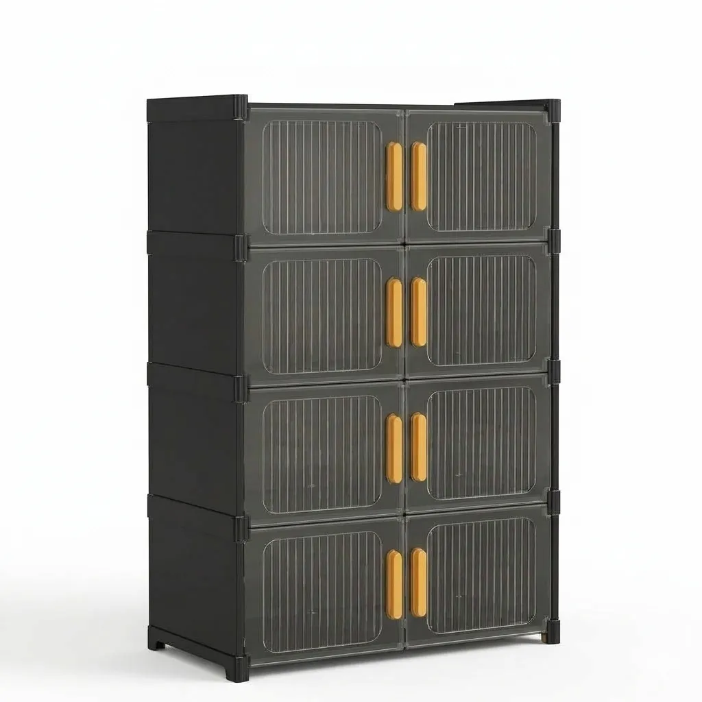 4 Layer Foldable Shoe Cabinet