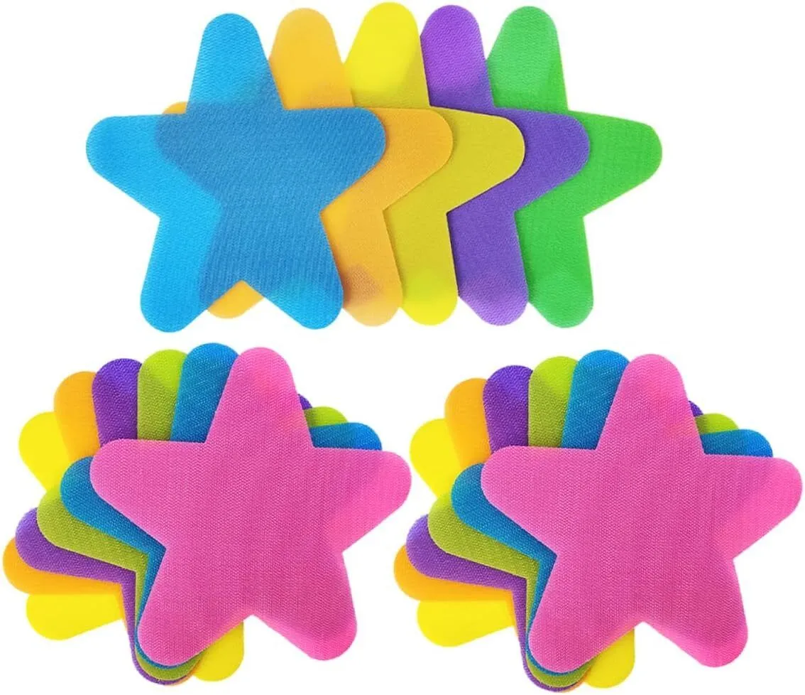 20pcs Boys and Girls Star Floor Markers Removable Carpet Dots
