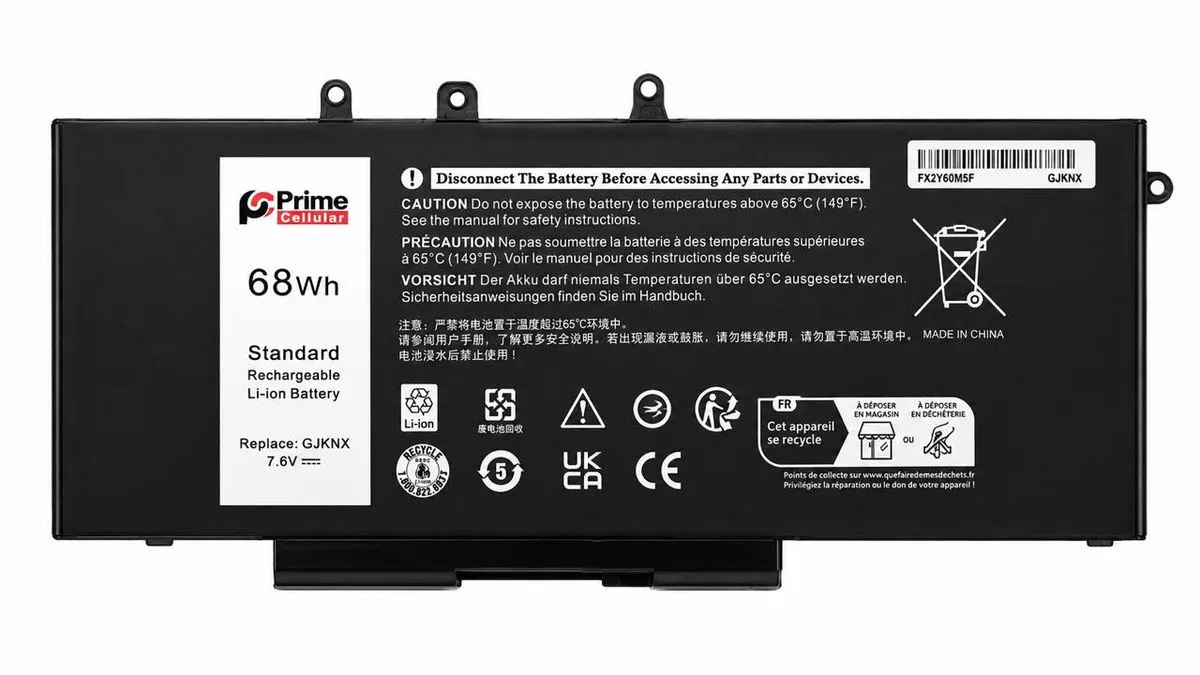 PRIME Replacement Laptop Battery Compatible With Dell GJKNX 5280/5285/5290
